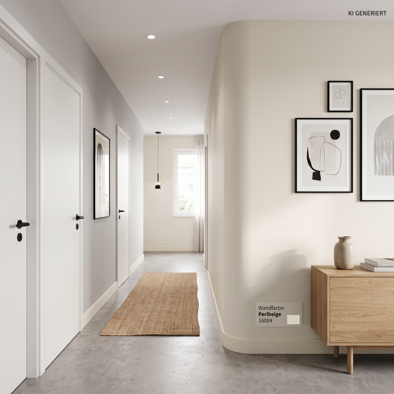 Perlbeige 16004 – Warme, matte Wandfarbe für ein modernes & gemütliches Zuhause