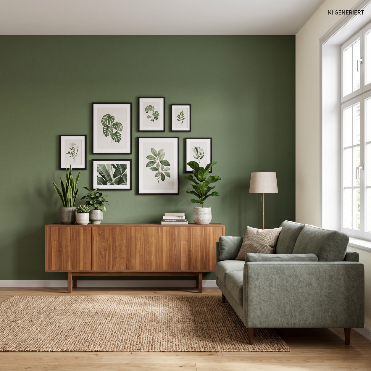 Olivgrün 36340 – Moderne matte Wandfarbe für innen