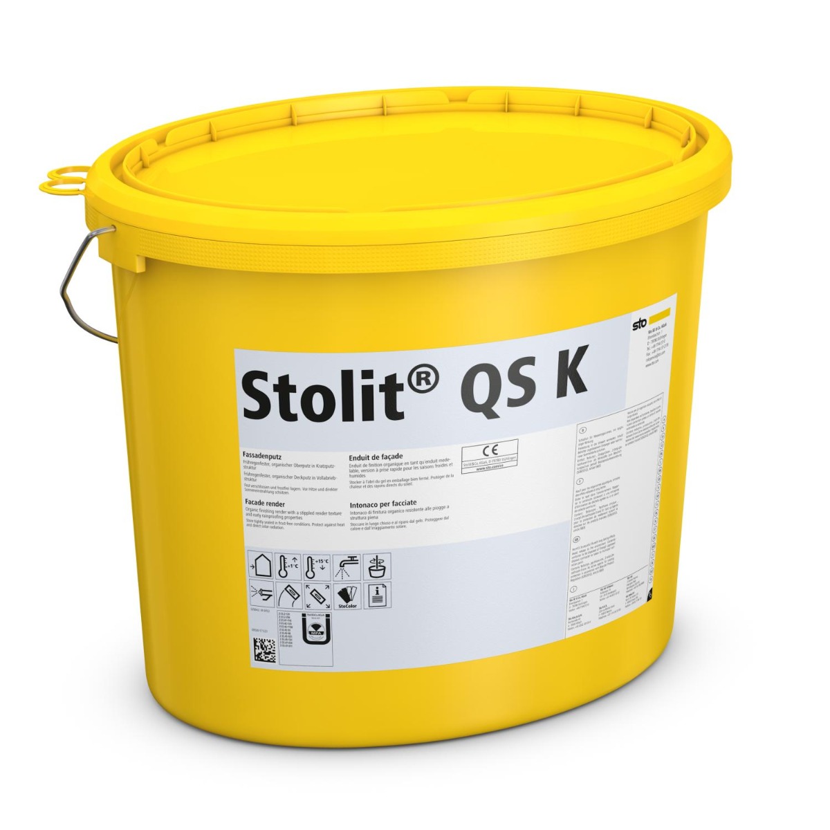 Stolit QS K-Weiß-25 kg Korn 3,0