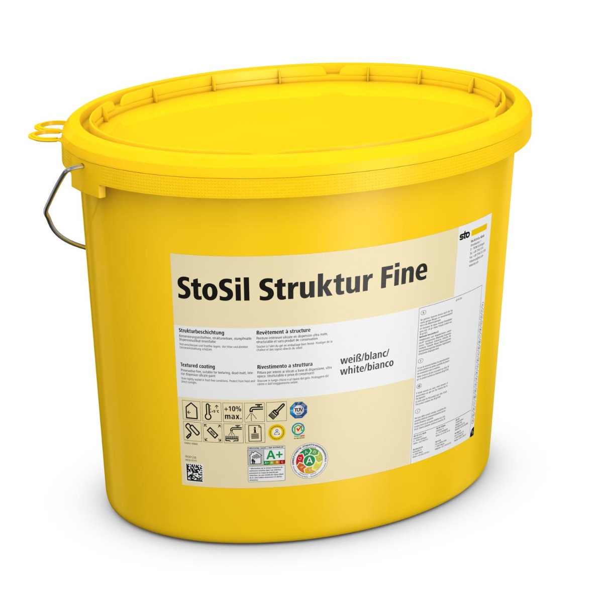 StoSil Struktur medium-Farbtonklasse III 15 Liter
