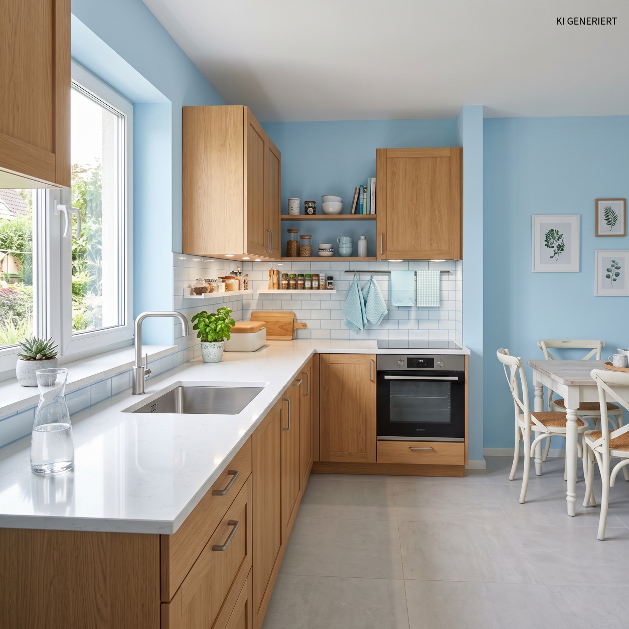 Himmelblau 35106 – Frische, matte Wandfarbe für helle & moderne Wohnräume