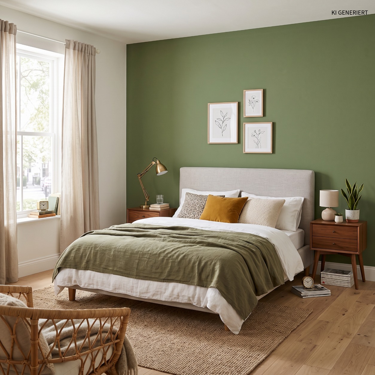 Olivgrün 36340 – Moderne matte Wandfarbe für innen
