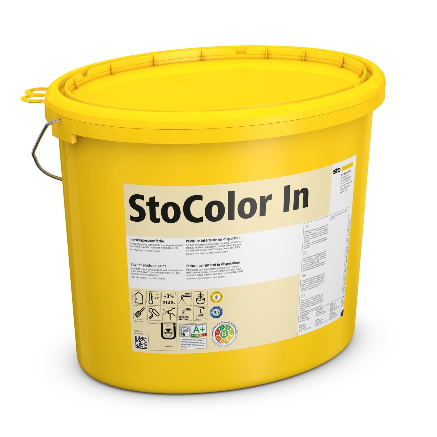 StoColor In 15 L (weiß) + StoPrim Plex 10 L Vorteilspaket – Innenfarbe & Tiefengrund im Set