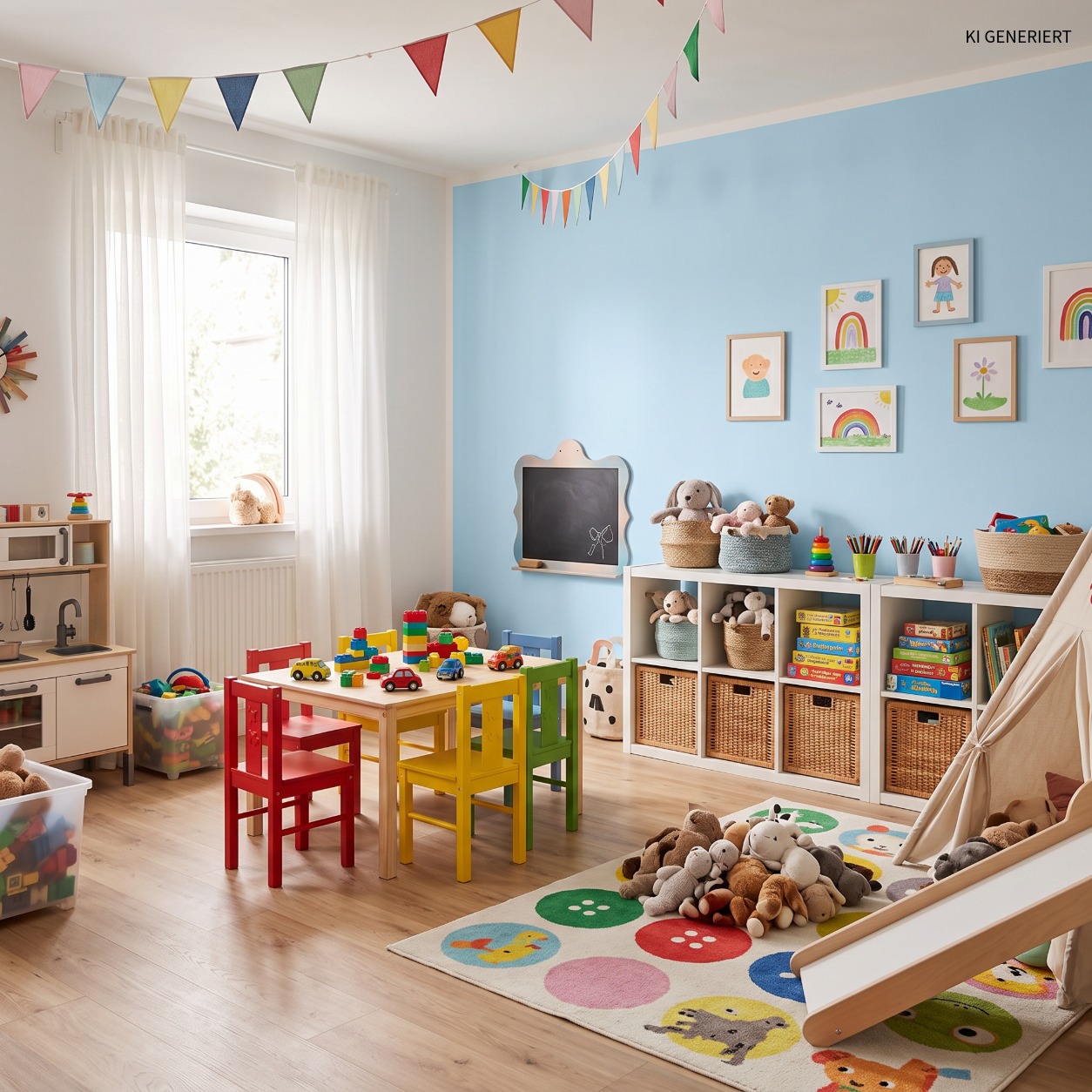 Himmelblau 35106 – Frische, matte Wandfarbe für helle & moderne Wohnräume