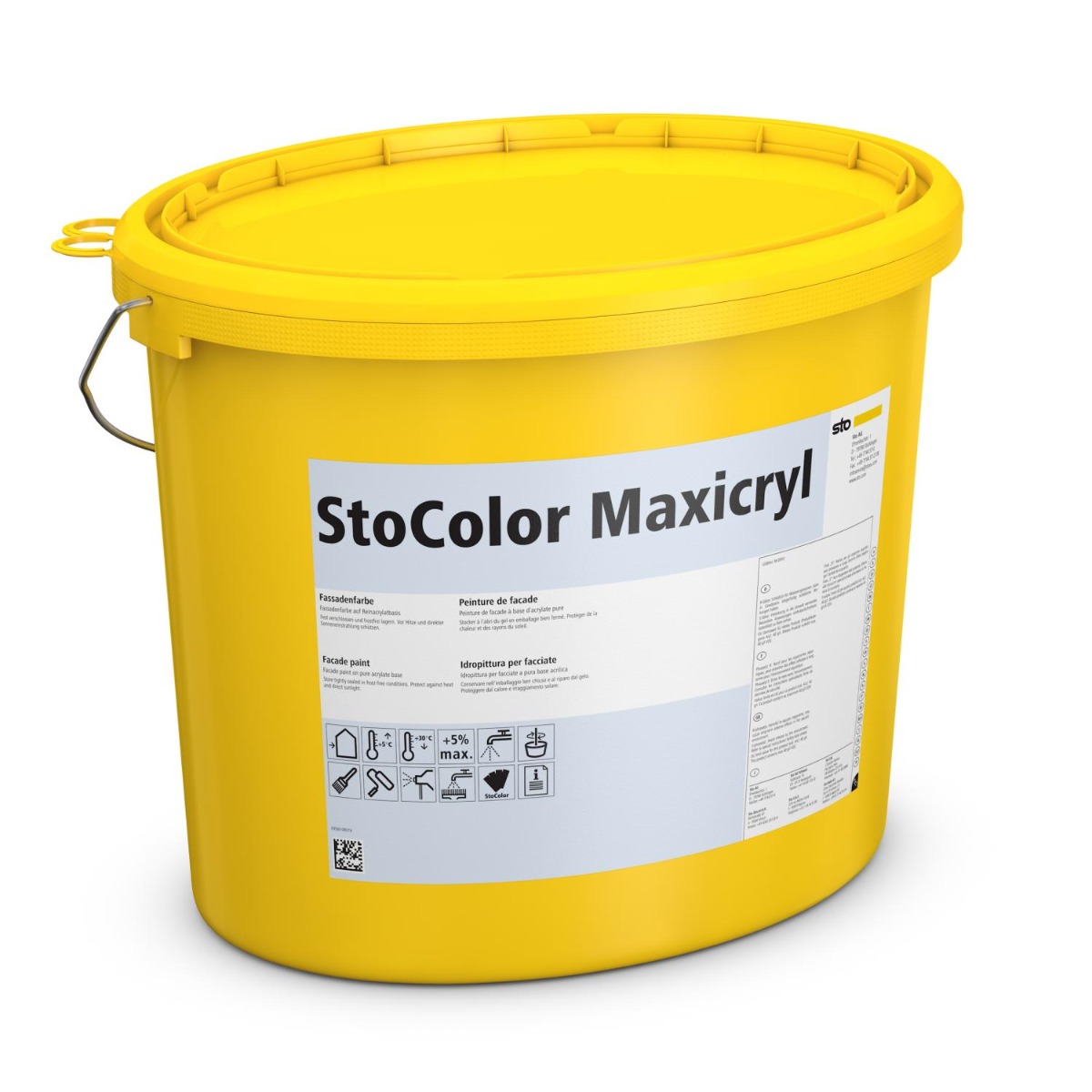 StoColor Maxicryl-2,5 Liter Eimer-Weiß