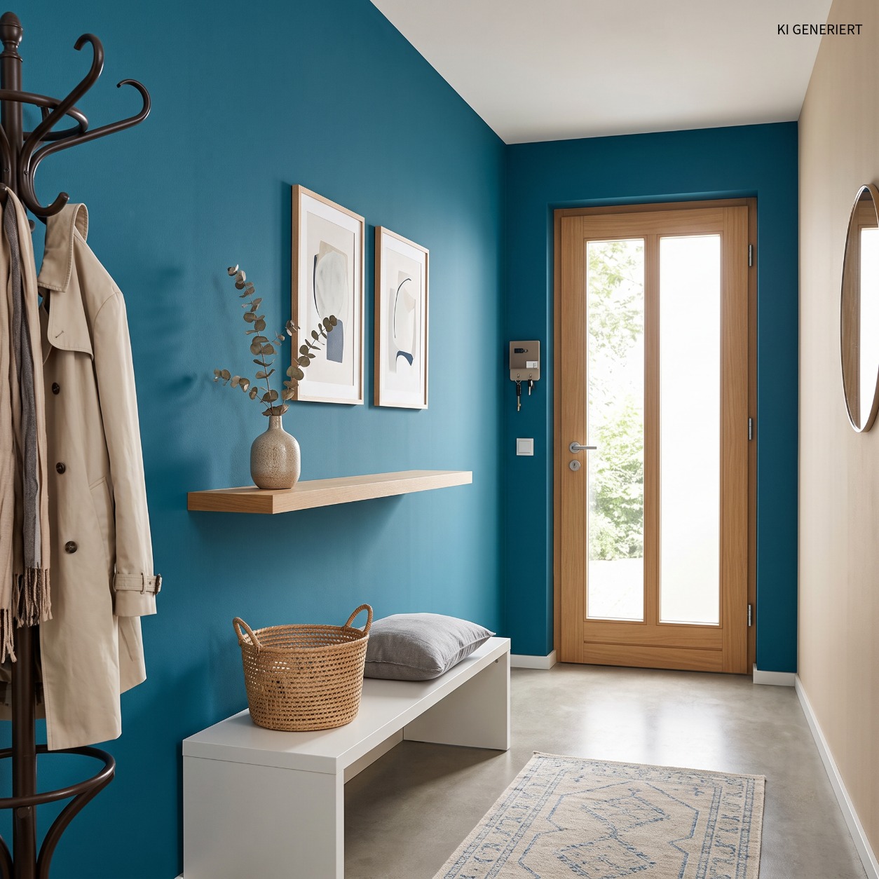 Petrolblau 35302 – Moderne matte Wandfarbe für stilvolle Wohnräume