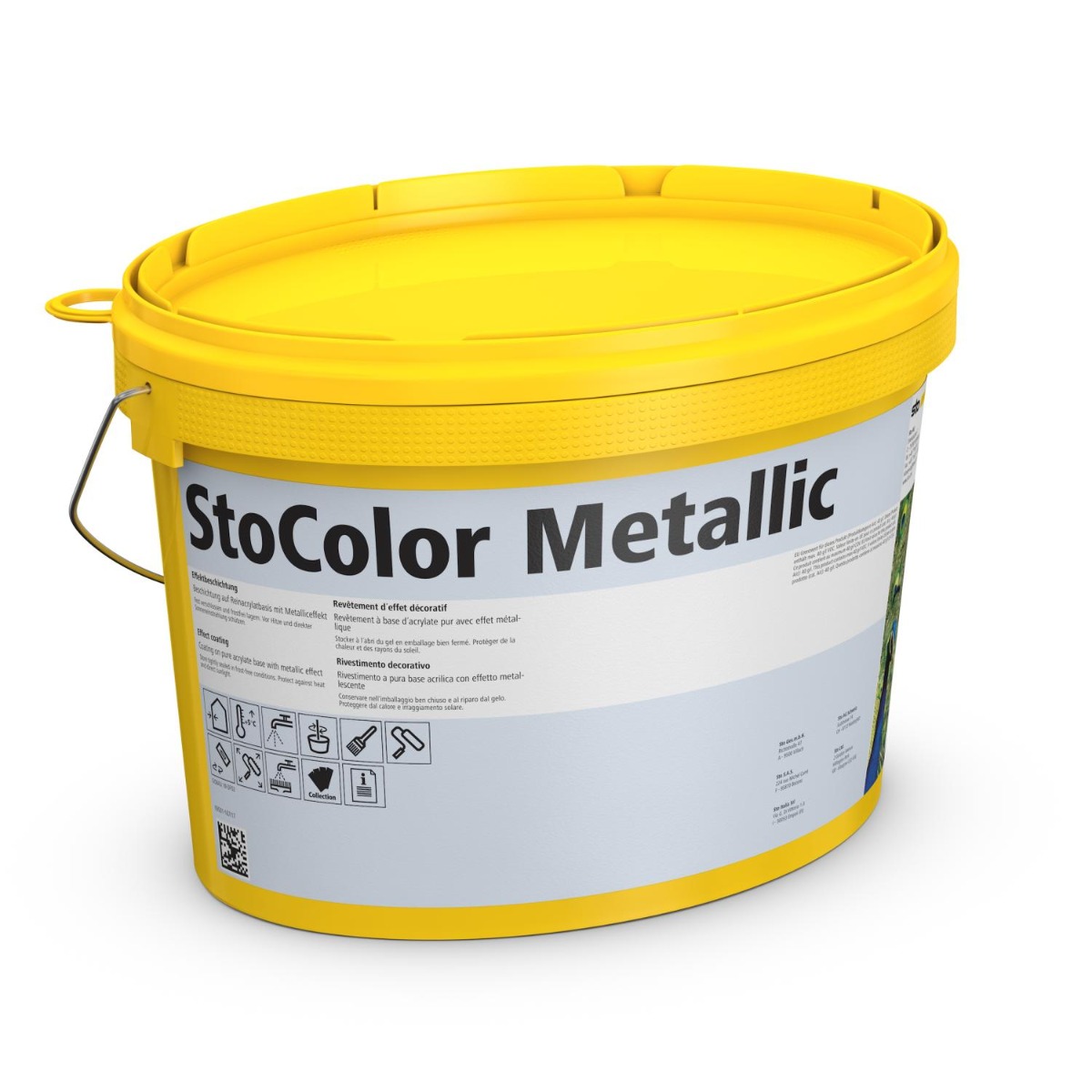 StoColor Metallic-2,5 Liter Eimer-Weiß
