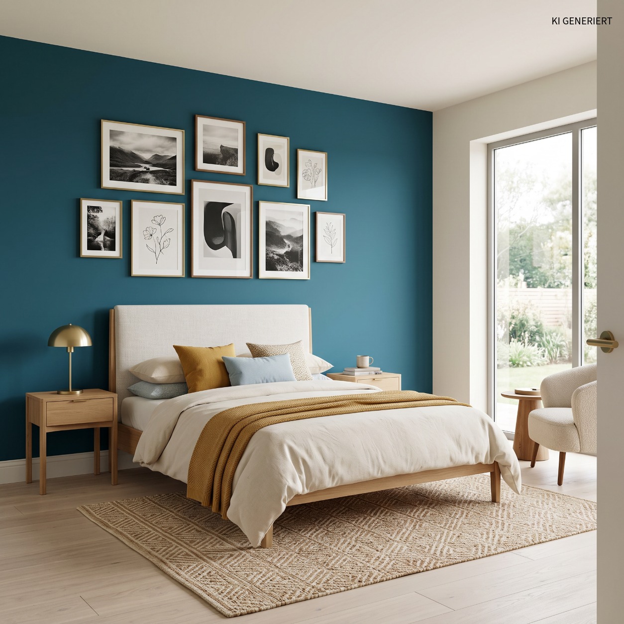 Petrolblau 35302 – Moderne matte Wandfarbe für stilvolle Wohnräume