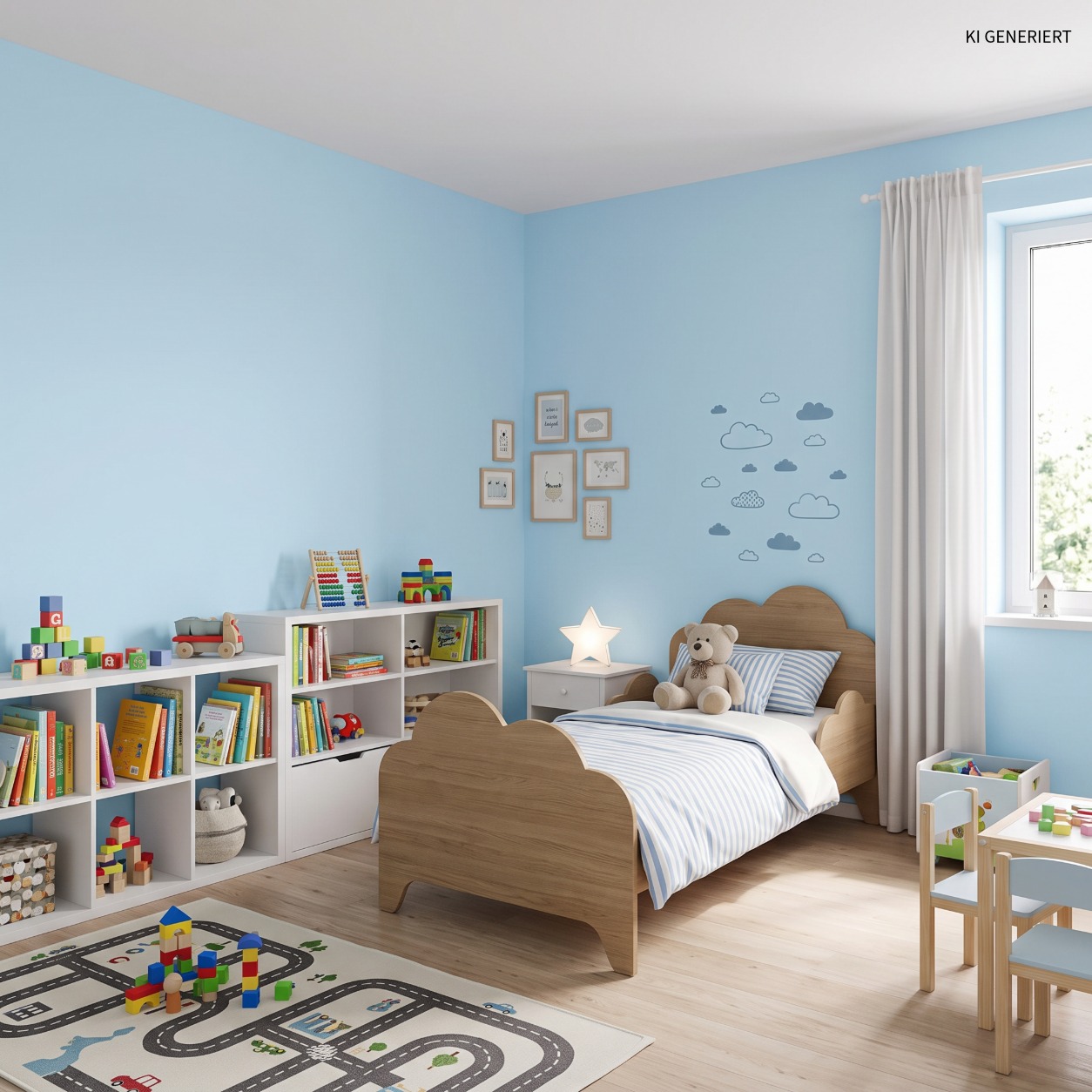 Himmelblau 35106 – Frische, matte Wandfarbe für helle & moderne Wohnräume
