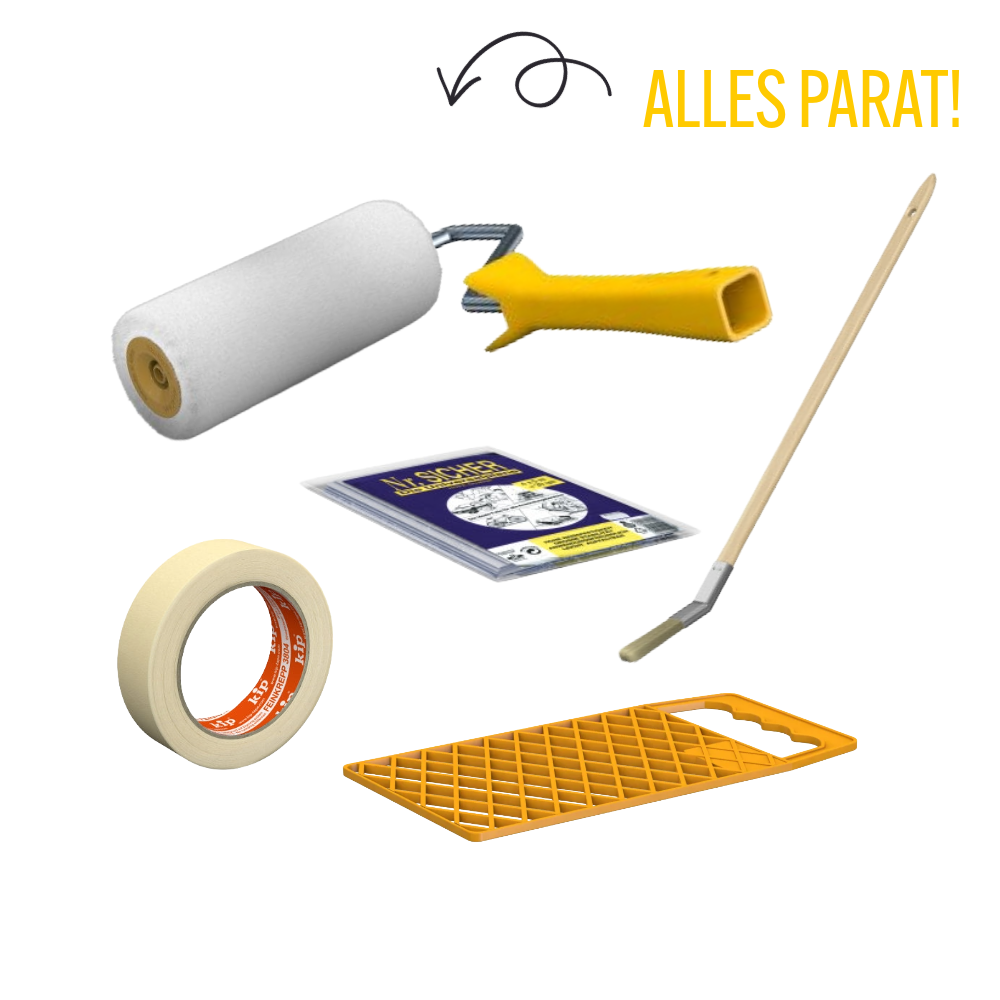 Malerset klein – Profi-Maler-Set für Innenarbeiten