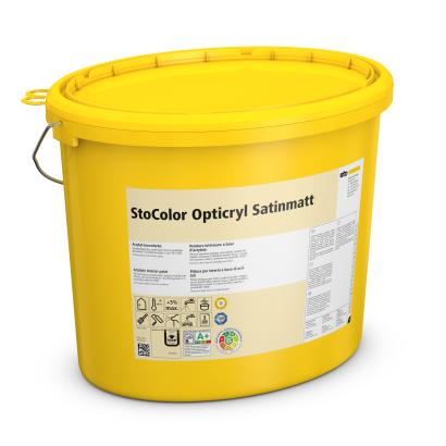 StoColor Opticryl Satinmatt-10 Liter Eimer-Weiß