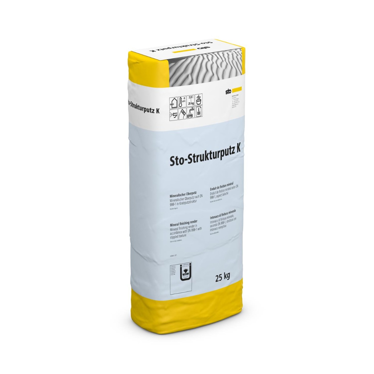 Sto-Strukturputz K-Weiß-3,0-25 kg Sack