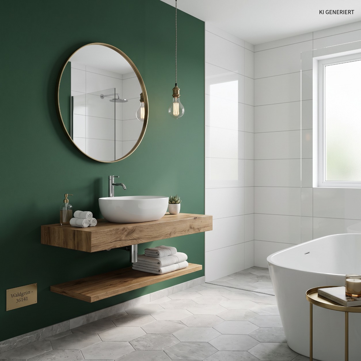 Waldgrün 36141 – Moderne matte Wandfarbe für ein natürliches & stilvolles Zuhause